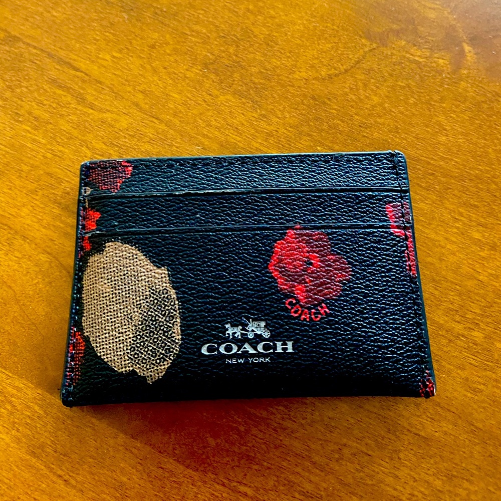 NWOT like new coach card holder